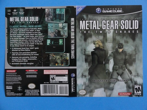 Nintendo gamecube metal gear - nintendo,