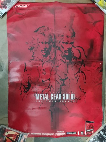Poster metal gear solid twin - metal,