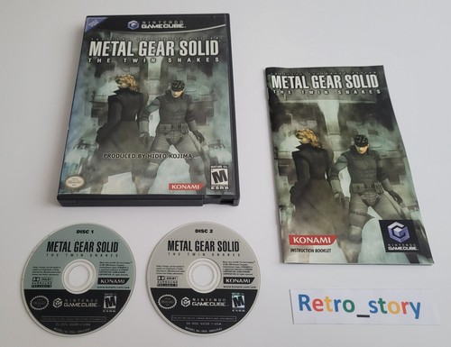Nintendo gamecube metal gear - -,