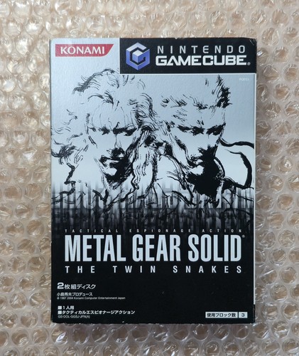 Gamecube metal gear solid twin - gamecube,